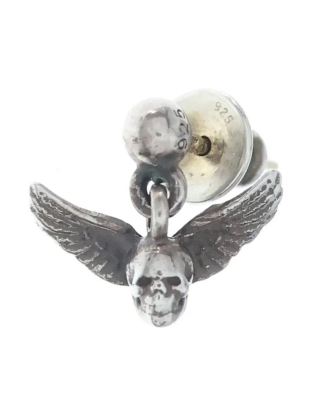 Chrome Hearts Foti Mahalia Drop Earrings Silver